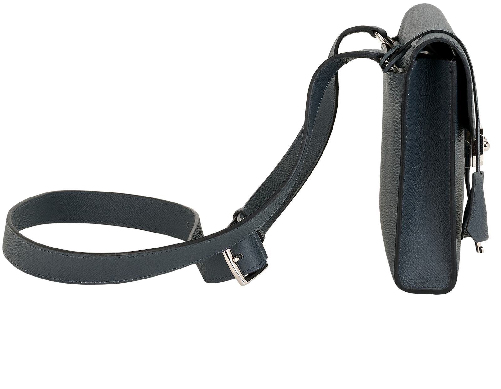 Sac A Depeches 21 In Epsom Gris Misty, &pound;3,500, Handbags, Grey, Leather, Side view